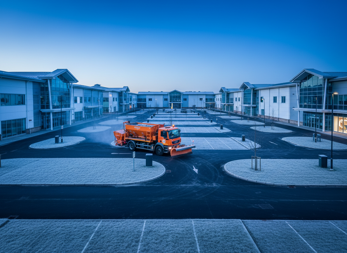 Commercial winter maintenance in Midlothian