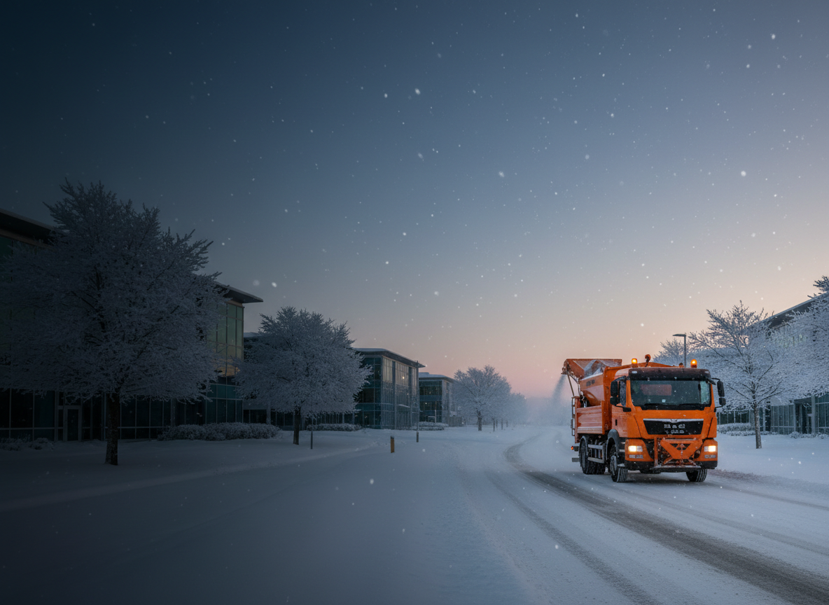 Commercial gritting in the West Midlands